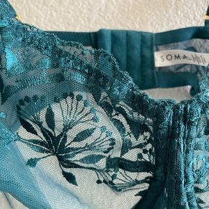 SEXY 👀Soma green lace bra 38DDD/38F/38G